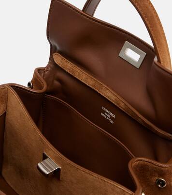 Tote Bag Rodeo Mini aus Veloursleder | Balenciaga