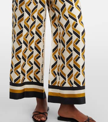 Weite Hose Tube aus Seiden-Twill | Eres