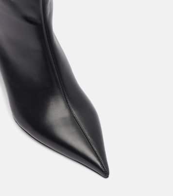 Nina 50 leather knee-high boots | Paris Texas