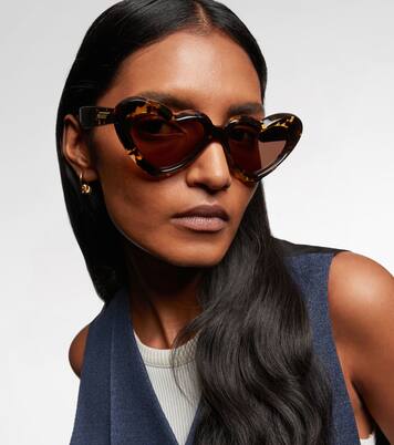 New Entry heart-shaped sunglasses | Bottega Veneta