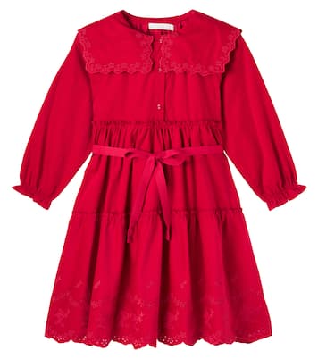 Kleid Manola aus Baumwolle mit Gürtel | C'era Una Volta