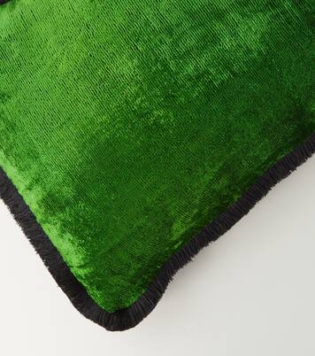 Silk velvet cushion | Les-Ottomans