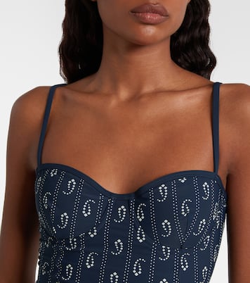 Bedruckter Badeanzug | Tory Burch
