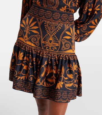 Cornely Ainika embroidered miniskirt | Farm Rio