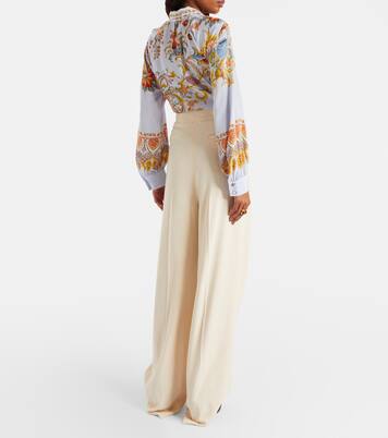 Pantalones anchos de tiro alto | Etro