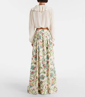 Floral cotton maxi skirt | Etro