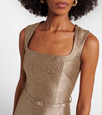 Cocktailkleid Ciro aus Tweed mit Pailletten | Emilia Wickstead