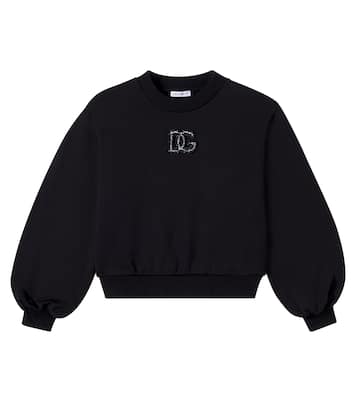 Sweatshirt DG aus Baumwoll-Jersey | Dolce&Gabbana Kids