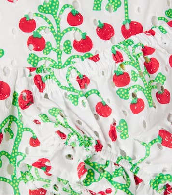 Baby printed cotton dress and bloomers set | Fábula