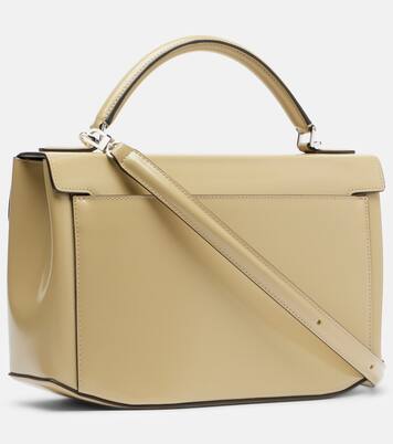 Box Small leather top-handle bag | Toteme