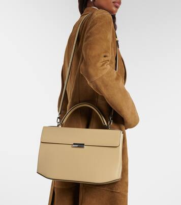 Box Small leather top-handle bag | Toteme