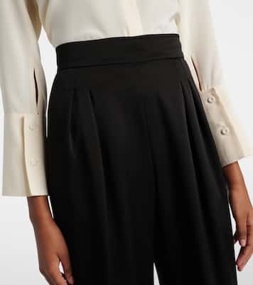 Pantalon ample Divo en satin | Max Mara