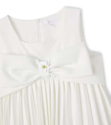 Bow-detail pleated dress | Patachou