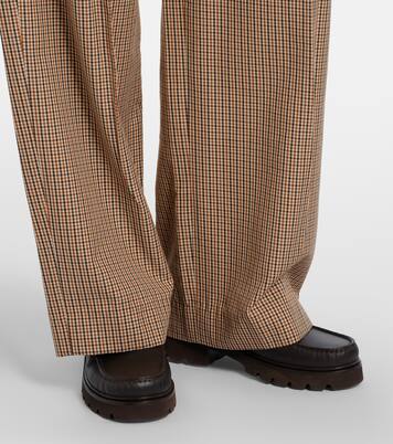 Camille cotton-blend wide-leg pants | Vince