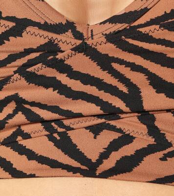 Kellam zebra-print sports bra | Varley