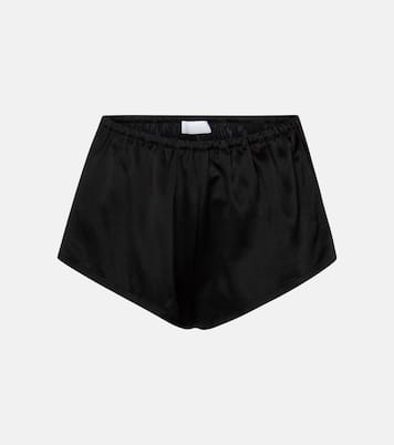 Venice silk satin shorts | Asceno