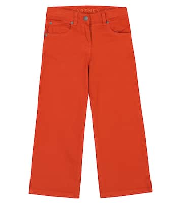 Jeans anchos de algodón | Stella McCartney Kids