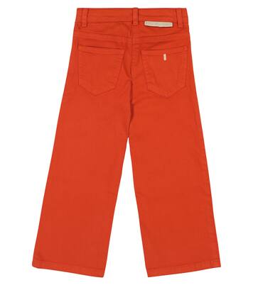 Jeans anchos de algodón | Stella McCartney Kids