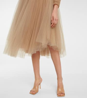 Trisha pleated tulle minidress | Khaite