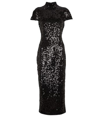 Midikleid mit Pailletten | Rasario