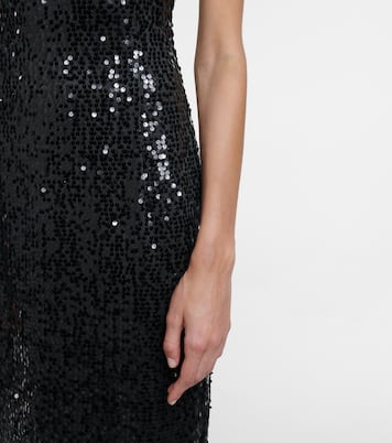 Midikleid mit Pailletten | Rasario