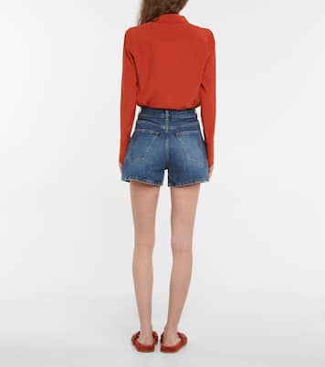 Shorts vaqueros de tiro alto | Chloé
