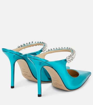 Bing 100 metallic leather mules | Jimmy Choo