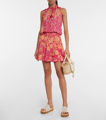 Clara floral minidress | Poupette St Barth