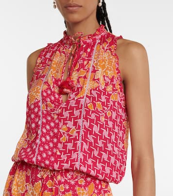 Clara floral minidress | Poupette St Barth