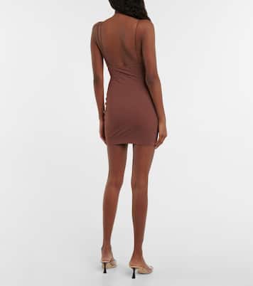 Cutout ruched minidress | Nensi Dojaka
