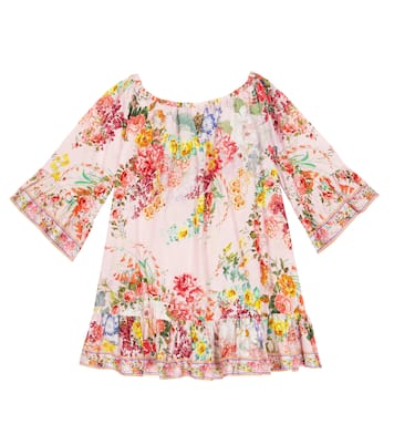 Bedrucktes Kleid aus Baumwolle | Camilla Kids