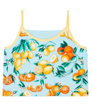 Caraco imprimé en coton | Dolce&Gabbana Kids