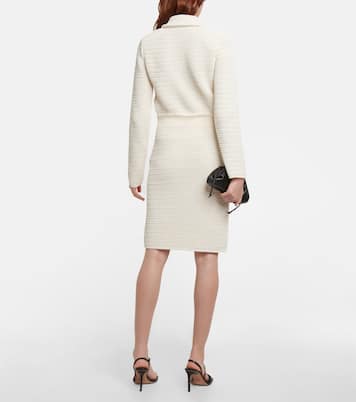 Modern Textures crochet pencil skirt | Dorothee Schumacher