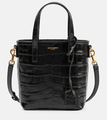 Sac Toy Shopping N/S en cuir embossé | Saint Laurent