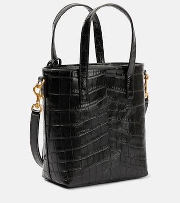 Sac Toy Shopping N/S en cuir embossé | Saint Laurent