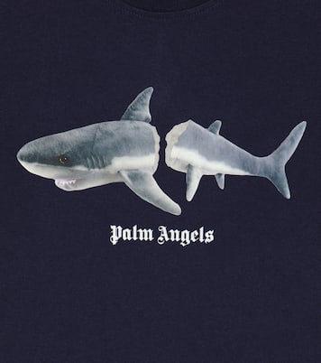 T-shirt imprimé en coton | Palm Angels Kids