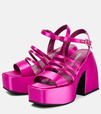 Bulla Chibi satin platform sandals | Nodaleto