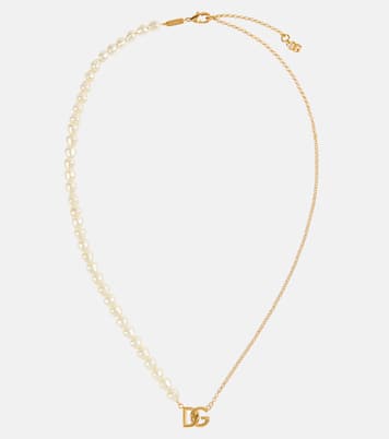 Collier DG à perles fantaisie | Dolce&Gabbana
