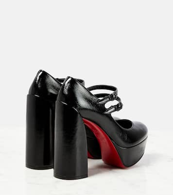 Escarpins Movida Jane 130 à plateau en cuir | Christian Louboutin