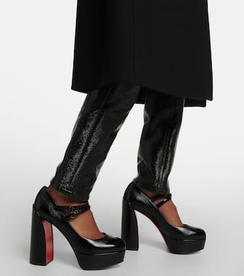 Escarpins Movida Jane 130 à plateau en cuir | Christian Louboutin
