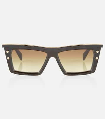 Occhiali da sole squadrati con logo | Balmain