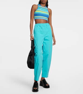 Pantalones en mezcla de algodón | Ganni