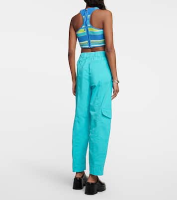 Pantalones en mezcla de algodón | Ganni