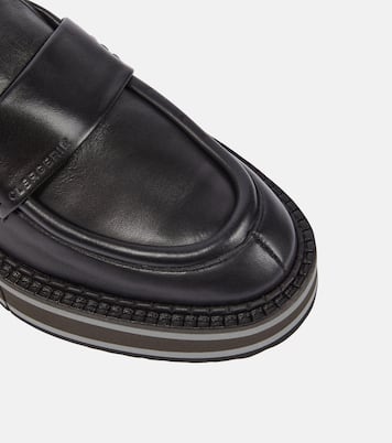Mocassini con plateau Bahati in pelle | Clergerie