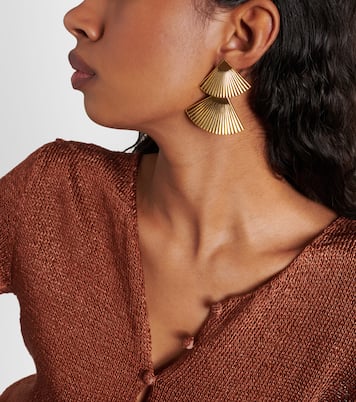 Vanna gold-plated earrings | Jennifer Behr