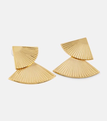 Vanna gold-plated earrings | Jennifer Behr