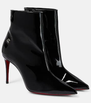 Bottes Sporty Kate 85 en cuir verni | Christian Louboutin