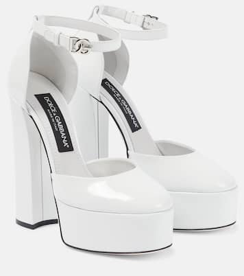 Pumps Sharon in vernice con plateau | Dolce&Gabbana