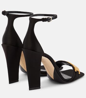 Sandali Mila Chain in suede | Victoria Beckham