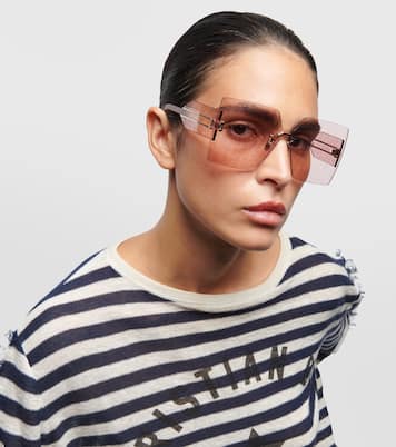 Lunettes de soleil DiorClub M5U carrées | Dior Eyewear